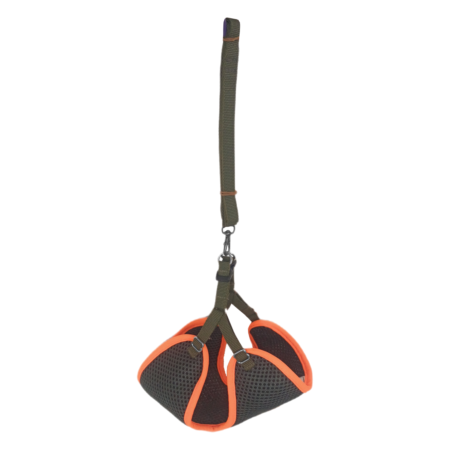 fileli-gri-turuncu-set-3-png660c1.png Kedi Köpek Havalı Göğüs Tasma Seti Large 38-45 cm + 130 cm Haki Tcu - Görsel 1