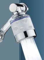 Filtreli Kireç Hapsedici Robotik Kol Musluk Başlığı - Mutfak Banyo Musluk Uzatma Aparatı Ucu - Görsel 3