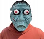 Frankenstein Temalı Sallanan Oynar Gözlü Maske - Görsel 2