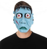 Frankenstein Temalı Sallanan Oynar Gözlü Maske - Görsel 4