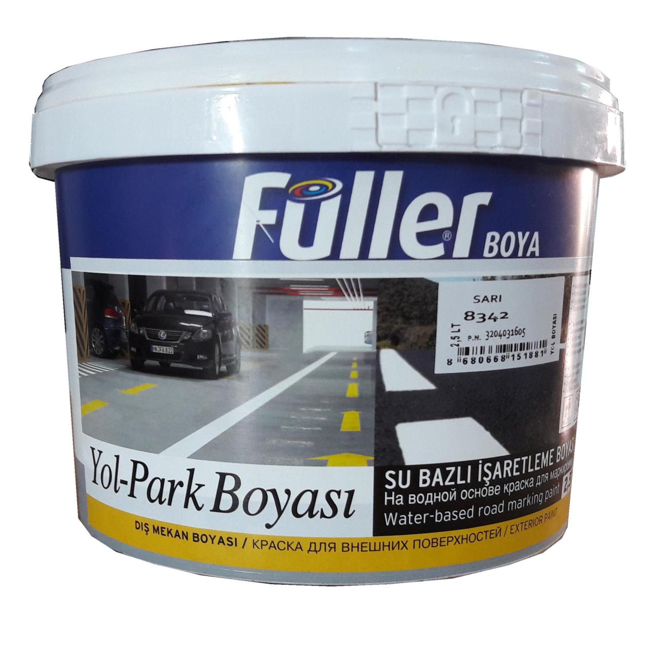 fuller-sari-yol-cizgi-boyasi-2-5-litre-su-bazli-19910.jpg Füller Su Bazlı Sarı Yol Çizgi Boyası - 2.5 Litre - Görsel 1