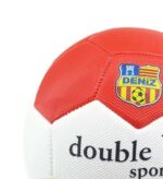 Futbol Topu Dikişli 420 gr No:5 - FB-660-SARI-KIRMIZI - 1 ADET - Görsel 2