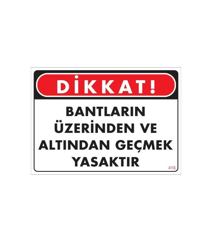 gecmek-yasaktir-uyari-levhasi-25x35-kod-416-39970.jpg Geçmek Yasaktır İş Güvenliği Uyarı Levhası - 25x35 cm - Görsel 1