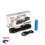Watton WT-601 Geniş Açılı P50 LED Şarjlı El Feneri - Görsel 2
