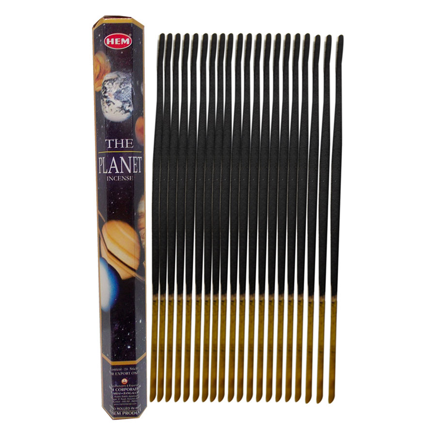 Gezegen Çubuk Tütsü - The Planet İncense Sticks - Hem Tütsü Gezegen 20 Çubuk Tütsü - The Planet - Görsel 1