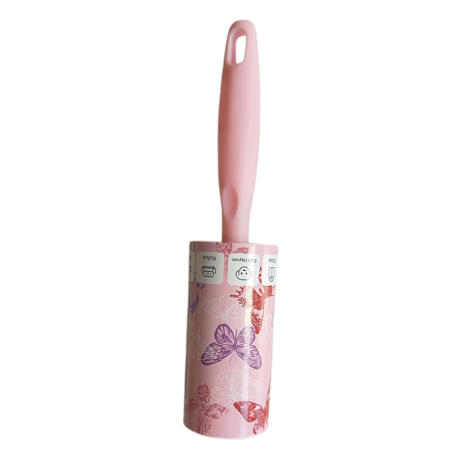 ghnbhgb-png.png Kedi Köpek Tüy Toplayıcı Yapışkanlı Rulo 60 Yaprak Pembe - Görsel 1