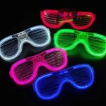 Glow Model Led Işıklı Parti Gözlüğü 3 Modlu 5 Renk 5 Adet - Görsel 2