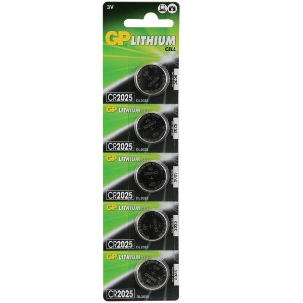 gp-cr2025-3-v-lityum-5-li-para-14431-1.jpg GP CR2025 3 V Lityum 5'li Para Pil - Görsel 1