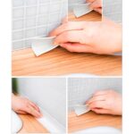 Gri Su Sızdırmaz Bant Lavabo Küvet Kenar Bandı (3.2m) - Görsel 3