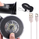 GT LED TAŞINABİLİR GÜNEŞ SOLAR LEDLİ FENER WATTON WT-415 - Görsel 4
