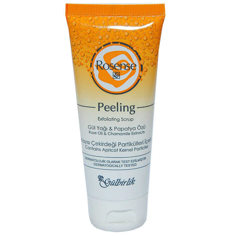Kayısı Çekirdeği Ve Papatya Özlü Peeling 100ml - Rosense Gül Yağı Ve Özlü Peeling 100 ML - Görsel 1