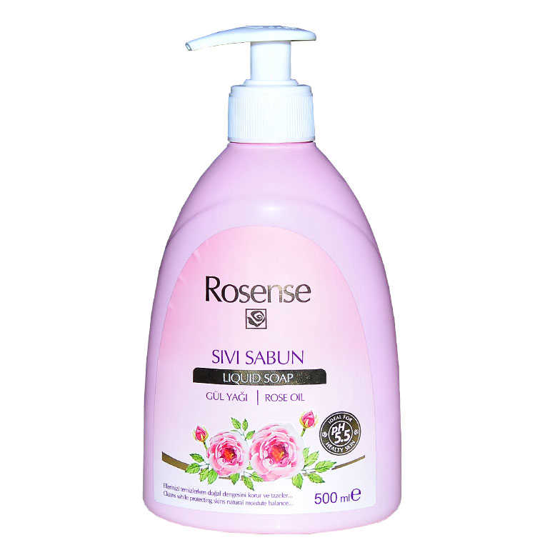 Gül Yağlı Sıvı Sabun 500 ML - Rosense Gül Yağlı Sıvı Sabun 500 ML - Görsel 1