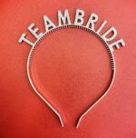 Gümüş Renk Team Bride Taç Plastik  Gelin ve Nedime Tacı - Görsel 2