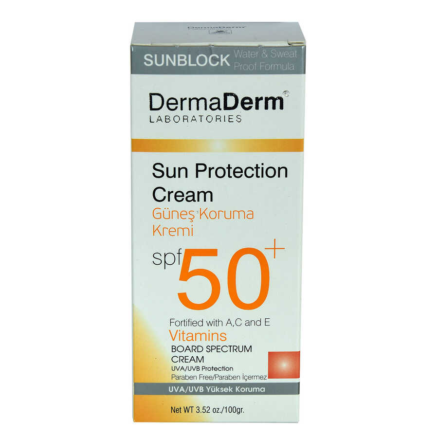 gunes-koruma-kremi-spf-50-faktor-parabensiz-uvauvb-yuksek-koruma-100-gr-dermaderm-28285-98-b.jpg Güneş Koruma i Spf 50+ Faktör Parabensiz UVA/UVB Yüksek Koruma 100 Gr - Görsel 1
