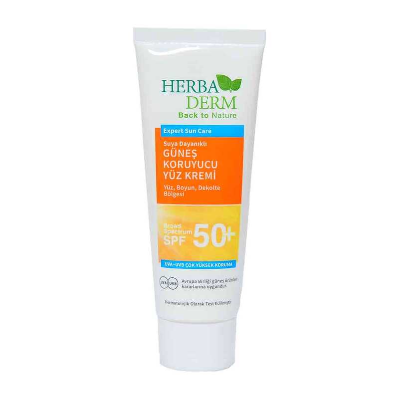 gunes-kremi-50-faktor-spf-75-ml-herbaderm-28870-53-b.jpg Güneş i 50 Faktör SPF 75 ML - Görsel 1