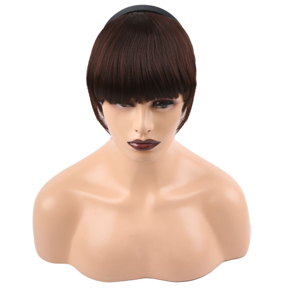 ha071t-233.jpg Taçlı Fiber Sen Perçem / Koyu Kahve - Görsel 1