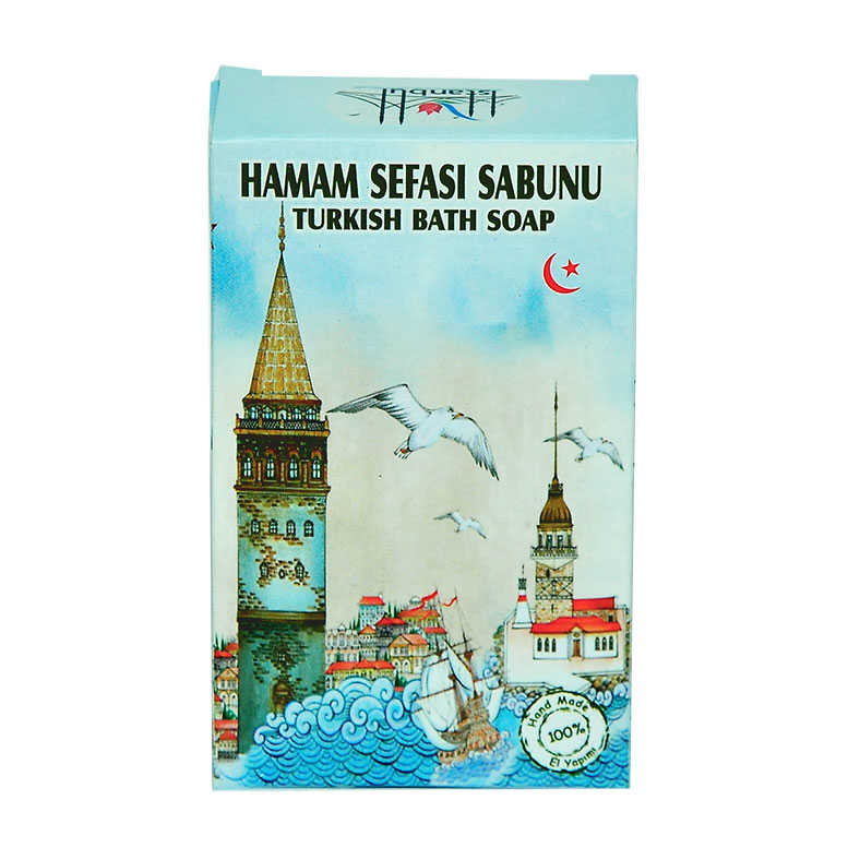Hamam Sefası Sabunu 04 İstanbul 125Gr - Saba Hamam Sefası Sabunu Kız Kulesi 125 Gr - Görsel 1