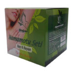 Hamamotu Seti Tüy Dökücü Toz Bay Bayan 100 Gr Kase Spatula Kolonyalı Mendil - Görsel 3