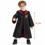 Harry Potter Çuk Bebek Kostüm Seti  Asa Gözlük Pelerin 71 cm (2-4 Yaş)