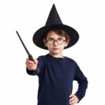 Harry Potter Tarzı Çuk Seti (Siyah Keçe Şapka, Asa, Gözlük) - Görsel 3