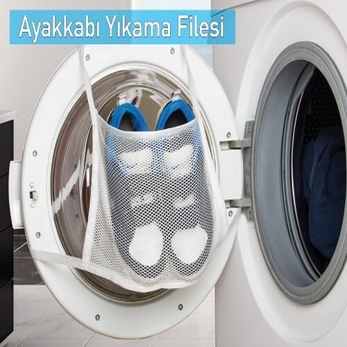 hassas-ca-872-1.jpg Hassas Çamaşır - Ayakkabı Yı Filesi Kapak Bağlamalı 35 x 20 cm - Görsel 1