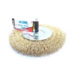Hawk HA10135 Pimli Sarı Tel Daire Fırça - 100x10 mm