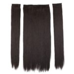 Fiber Sen Düz Yarım Ay + 2 Yan Çıt Çıt / Kahverengi - Görsel 2