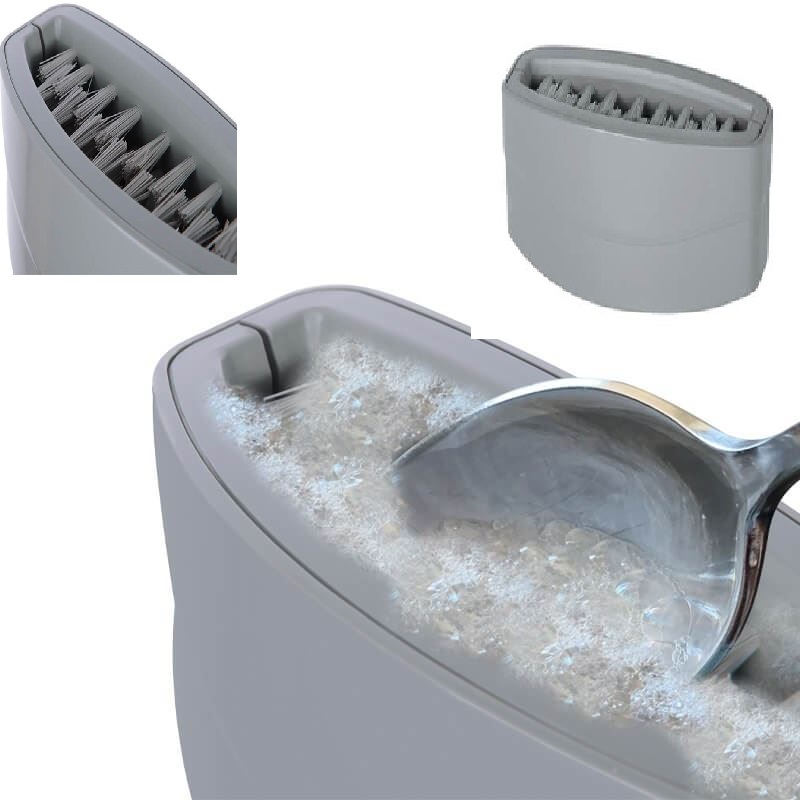 hijyenik-2279-1.jpg Hijyenik Çatal Kaşık Bıçak Yı Fırçası Vantuzlu - Çift Fırçalı - Görsel 1