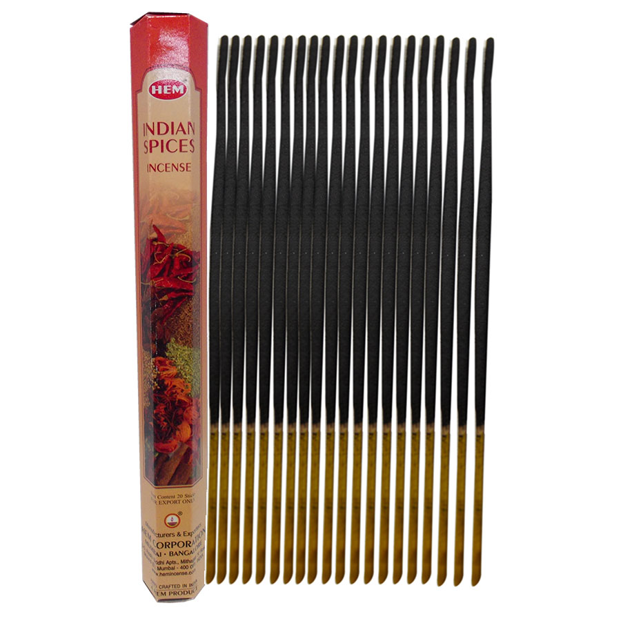 Hint Baharları Tütsü -İndian Spices İncense Sticks - Hem Tütsü Hint Baharatları Kokulu 20 Çubuk Tütsü - İndian s - Görsel 1