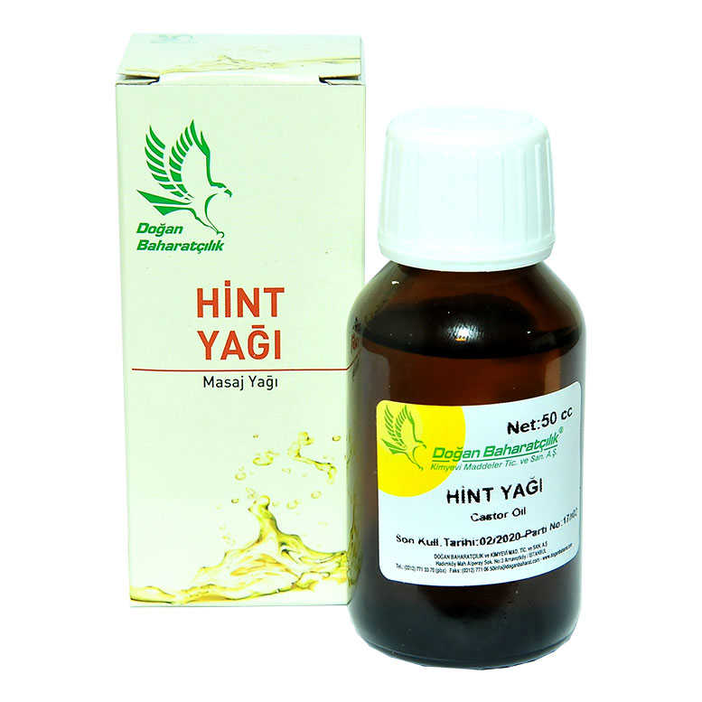 Hint Yağı 50cc - Doğan Hint Yağı 50 cc - Masaj ve Kaş Kripik Bakım Yağı - Görsel 1