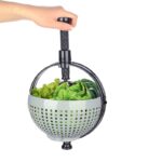 Hızlı Salata Kurutucu Süzgeç- Dönerli Süzgeç Dev Boy - Görsel 3
