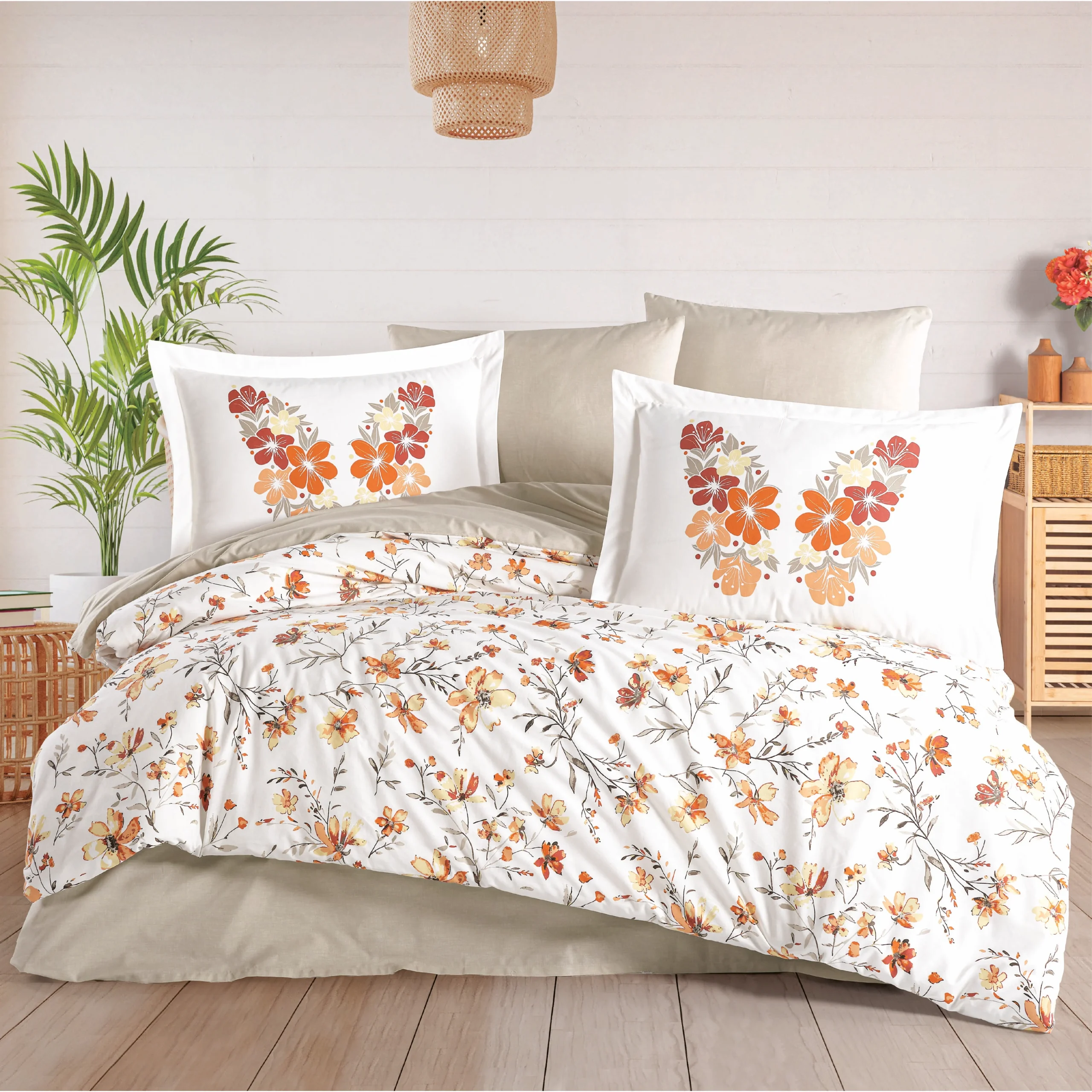 hobby-cift-kisilik-poplin-nevresim-tiffany-denim-17018.webp Çift Kişilik Poplin Nev Belis Oranj - Görsel 1
