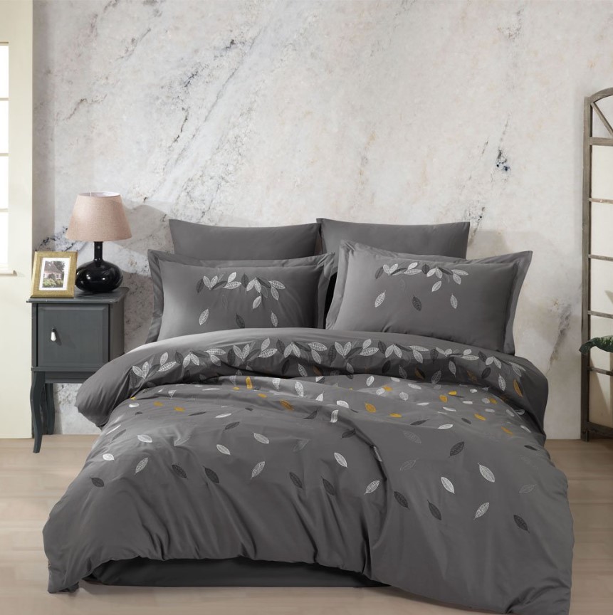 hobby-cift-kisilik-poplin-premium-nakisli-nevresim-spring-gri-16865.jpg Çift Kişilik Poplin Premium Nakışlı Nev Lidia Gri - Görsel 1