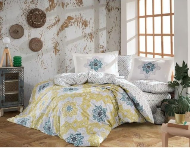 hobby-kingsize-poplin-nevresim-diamond-turuncu-antrasit-17056.jpg Kingsize Poplin Nev Amanda Sarı - Görsel 1