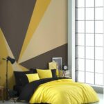 Kingsize Poplin Nev Diamond Sarı Siyah
