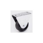 HTS 104 Sabit Siyah Mobilya Tekerleği - 50x20 mm