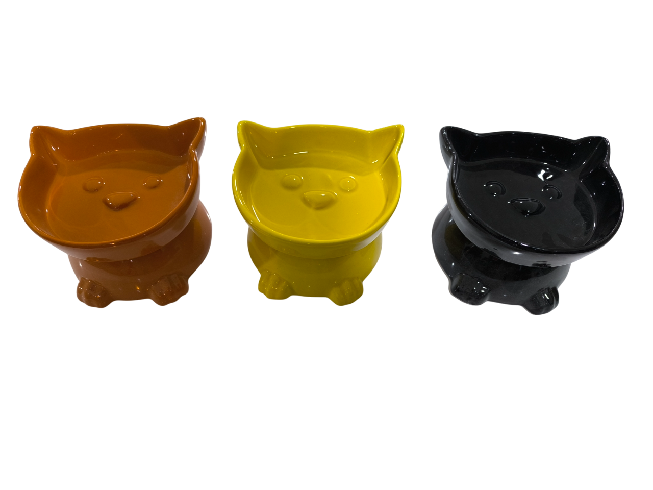 img-20250831-193316-photoroom.png Kedi Kafalı Yüksek Seramik Su Kabı 250 ml Çeşitli Renklerde - Görsel 1