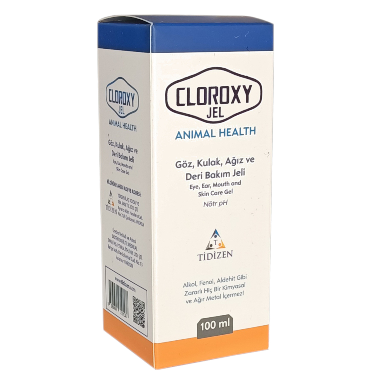 img20240124133605-jpg.jpg Cloroxy Jel Kedi Köpek Göz, Kulak, Ağız Ve Deri Bakım Jeli 100 ml - Görsel 1