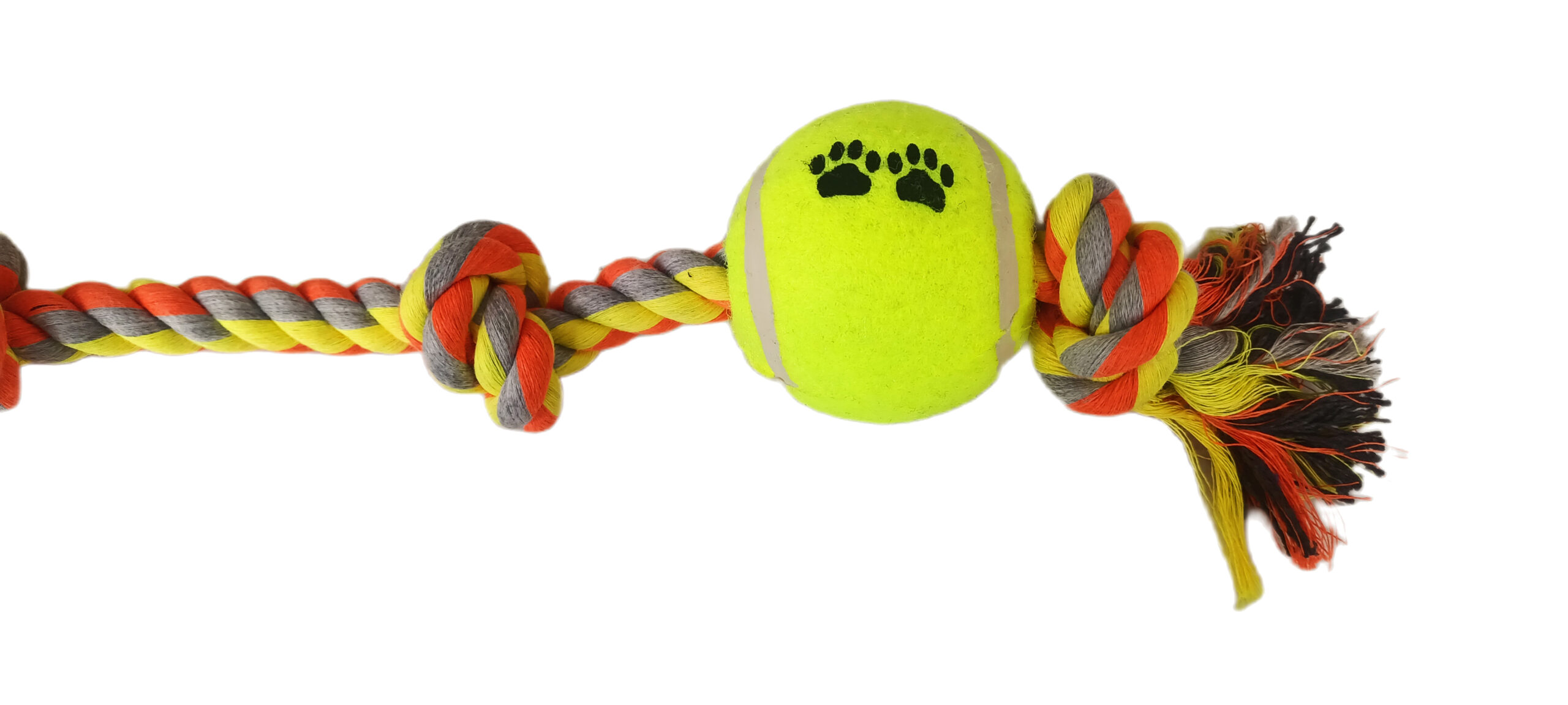 img20240316145809-jpg.jpg Tenis Toplu Uzun Düğümlü Köpek Diş İpi 7-40 cm Sarı - Görsel 1