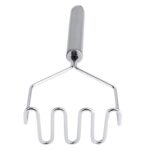 İnox Paslanmaz Metal Patates Ezici Püre Yapıcı 27 cm - Görsel 5
