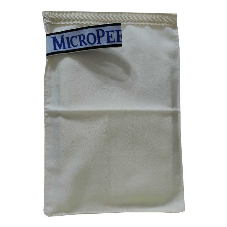 İpek Yağlı Cilt İçin Banyo Kesesi Beyaz 16X24 - Micro Peel İpek Yağlı Cilt İçin Banyo Kesesi Beyaz 16X24 - Görsel 1