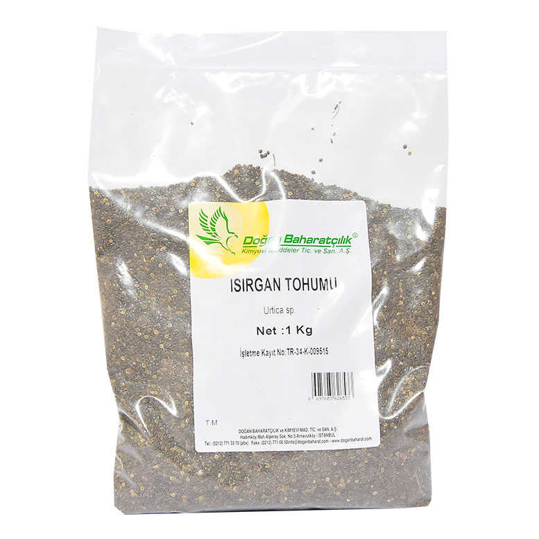 Isırgan Tohumu 1 Kg - Doğan Isırgan Tohumu Doğal Tane 1000 Gr Paket - Görsel 1