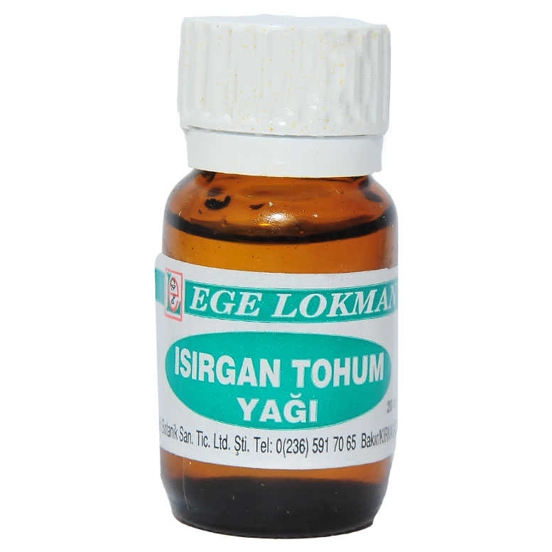 Isırgan Tohumu Yağı 20 cc - Ege Lokman Isırgan Tohumu Yağı 20 cc - Görsel 1