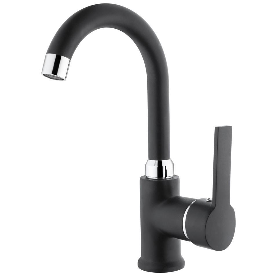 itimat-idea-siyah-563kcb-kugu-lavabo-bataryasi-65521.jpg İtimat İdea Siyah Kuğu Lavabo Bataryası - Görsel 1