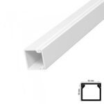 Yapışkanlı Kablo Kanalı 16x16 mm - 2 Metre (6 Adet)