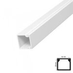 Yapışkan Bantlı Kablo Kanalı 40x25 mm - 2 Metre (4 Adet)