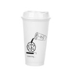 Kahve Bardağı - Kapaklı Beyaz 473 ml - Görsel 4