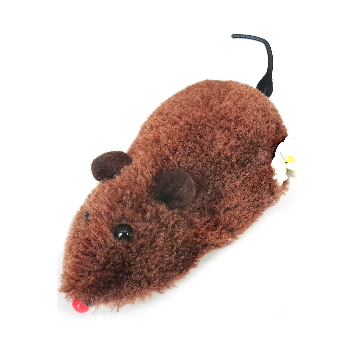 kahverengi-fare-kurmali-png.png Kurmalı Hareketli Tekerlekli Fare 12 cm Kahverengi - Görsel 1