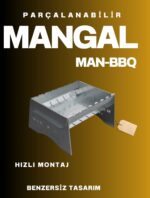 Katlanabilir Mangal - Portatif Katlanabilir Kamp ve Piknik Mangalı 1 MM Kalınlık - Görsel 4
