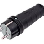 Kauçuk Topraklı Erkek Fiş 220V 16A